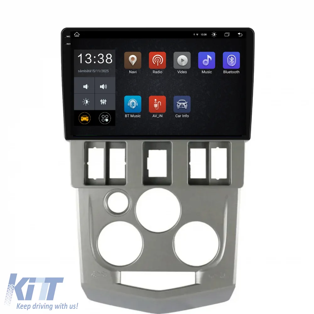 Dedicated Navigation suitable for Dacia Logan 1 (2004 - 2008), 2K, 8Gb RAM, 256Gb Storage, Android Auto, Carplay