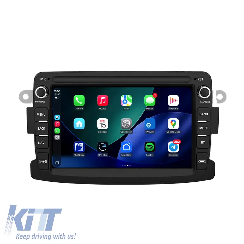 Dedicated Navigation suitable for Dacia Sandero (2010 - 2020), 7 Inch, 2Gb RAM, 32Gb Storage, Android Auto, Carplay