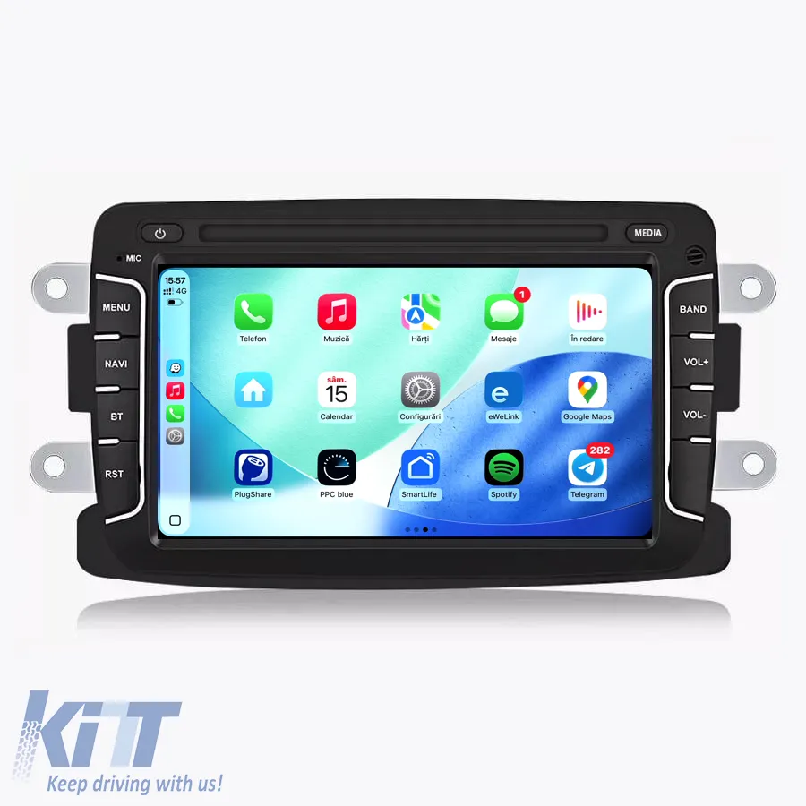 Dedicated Navigation suitable for Dacia Sandero (2010 - 2020), 7 Inch, 4Gb Ram, 32Gb Storage, Android Auto, Carplay