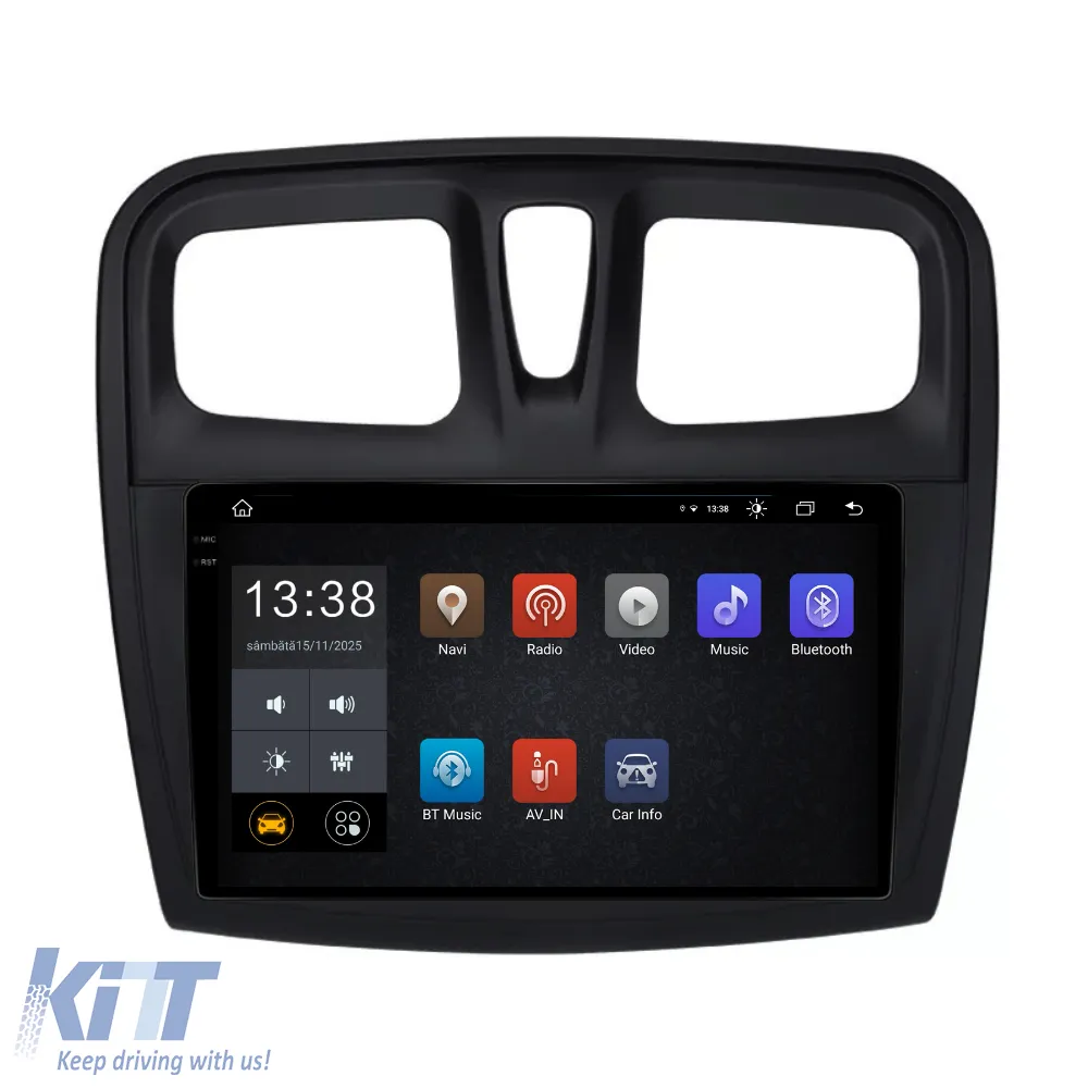 Dedicated Navigation suitable for Dacia Sandero (2010 - 2020), 2K, 4Gb RAM, 64Gb Storage, Android Auto, Carplay