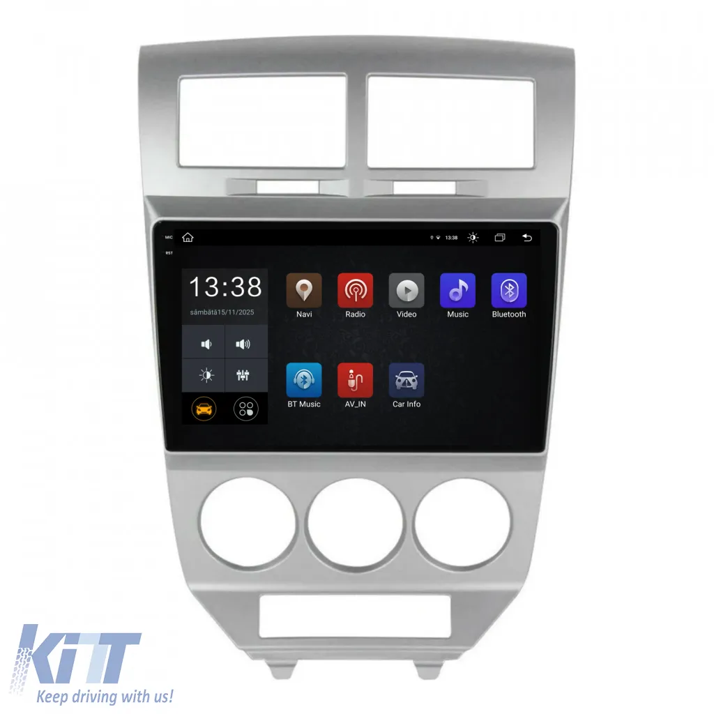 Dedicated Navigation suitable for Dodge Caliber (2006-2010), 2K, 4Gb RAM, 64Gb Storage, Android Auto, Carplay
