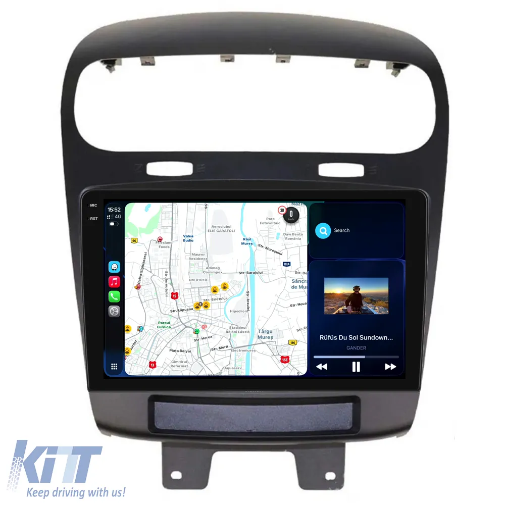Dedicated Navigation suitable for Dodge Journey (2012-2020), QuadCore, 9 Inch, 4Gb RAM, 64Gb Storage, Carplay