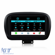 Dedicated Navigation suitable for Fiat 500X (2014 - 2020), 2K, 4Gb RAM, 64Gb Storage, Android Auto, Carplay