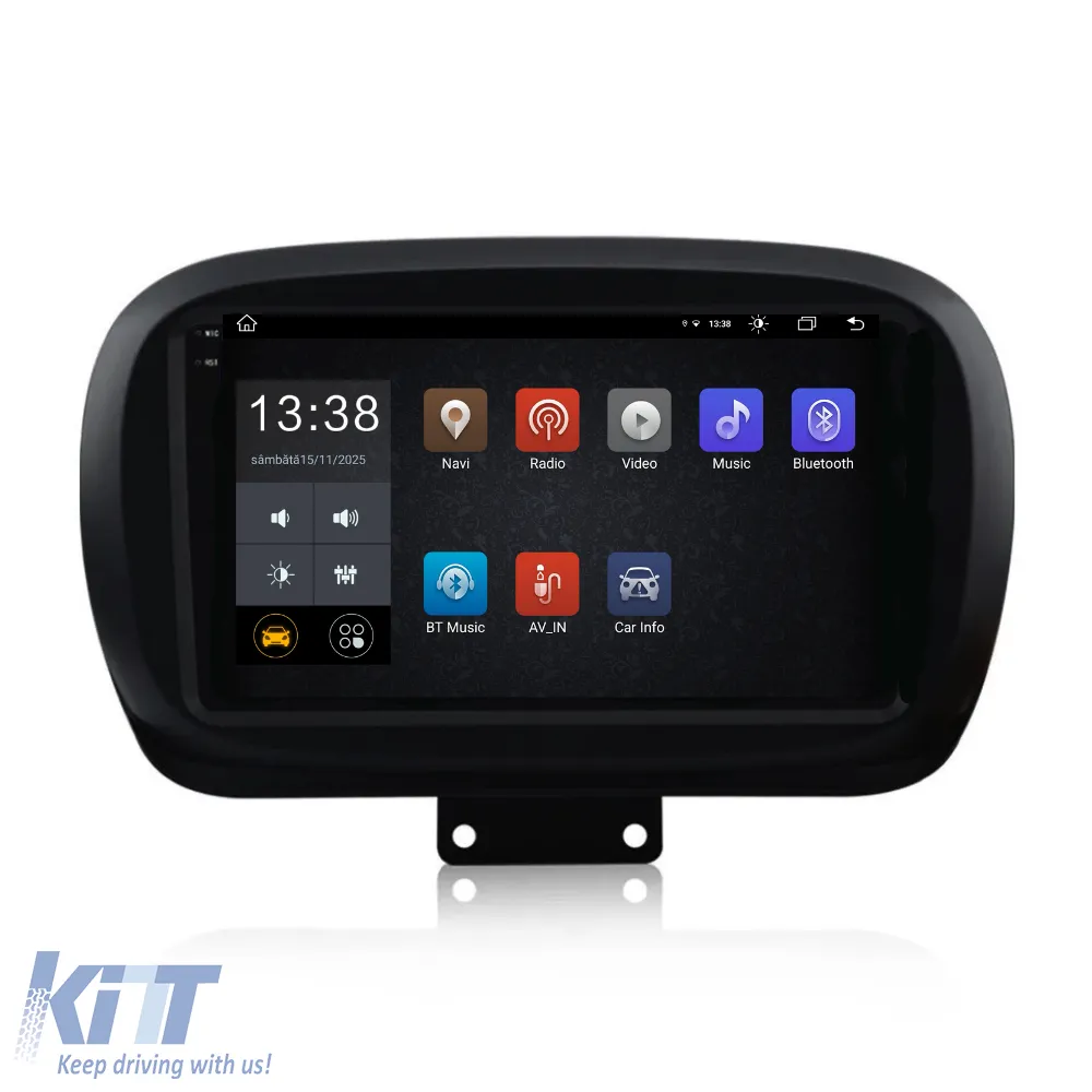 Dedicated Navigation suitable for Fiat 500X (2014 - 2020), 2K, 4Gb RAM, 64Gb Storage, Android Auto, Carplay