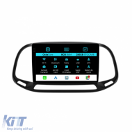 Dedicated Navigation suitable for Fiat Doblo (2015 - 2019), 2K, 8GB RAM, 256GB Storage, Android Auto, Carplay