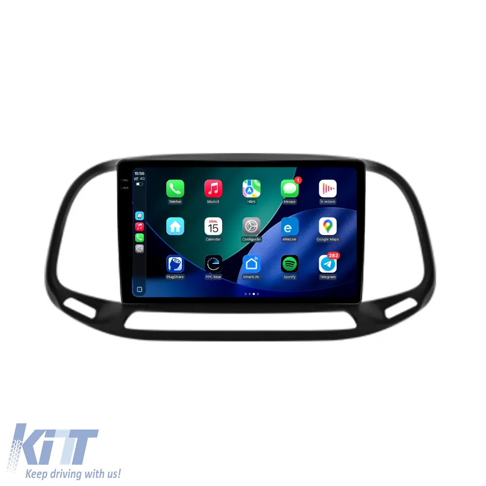 Dedicated Navigation suitable for Fiat Doblo (2015 - 2019), 2K, 8GB RAM, 256GB Storage, Android Auto, Carplay