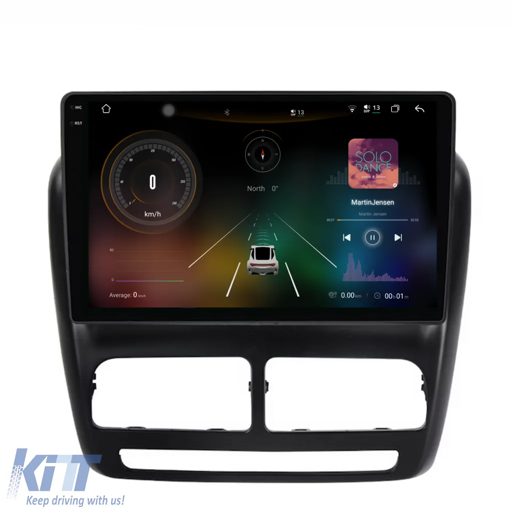 Dedicated Navigation suitable for Fiat Doblo (2010 - 2015), 2K, 12Gb RAM, 256Gb Storage, Android Auto, Carplay