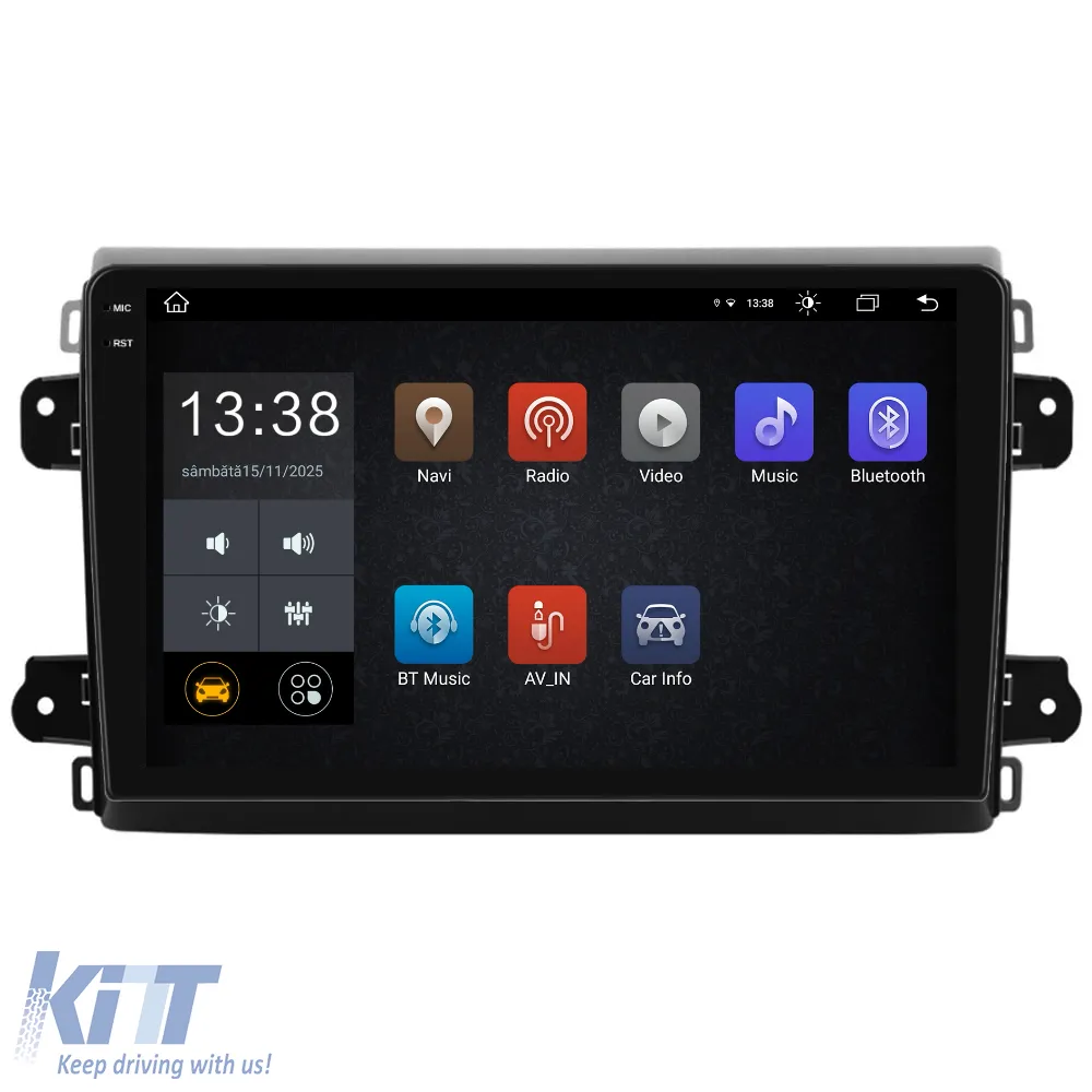 Dedicated Navigation suitable for Fiat Ducato (2006 - 2022), 9 Inch, 8Gb RAM, 256Gb Storage, Android Auto, Carplay