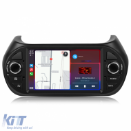 Dedicated Navigation suitable for Fiat Fiorino Qubo (2008 - 2017), QuadCore, 7 Inch, 4Gb Ram, 64Gb Storage, Android Auto, Carplay