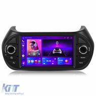 Dedicated Navigation suitable for Fiat Fiorino Qubo (2008 - 2017), QuadCore, 7 Inch, 4Gb Ram, 64Gb Storage, Android Auto, Carplay