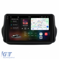 Dedicated Navigation suitable for Fiat Fiorino Qubo (2008 - 2017), 2K, 12Gb RAM, 256Gb Storage, Android Auto, Carplay