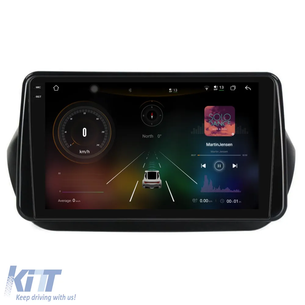 Dedicated Navigation suitable for Fiat Fiorino Qubo (2008 - 2017), 2K, 12Gb RAM, 256Gb Storage, Android Auto, Carplay