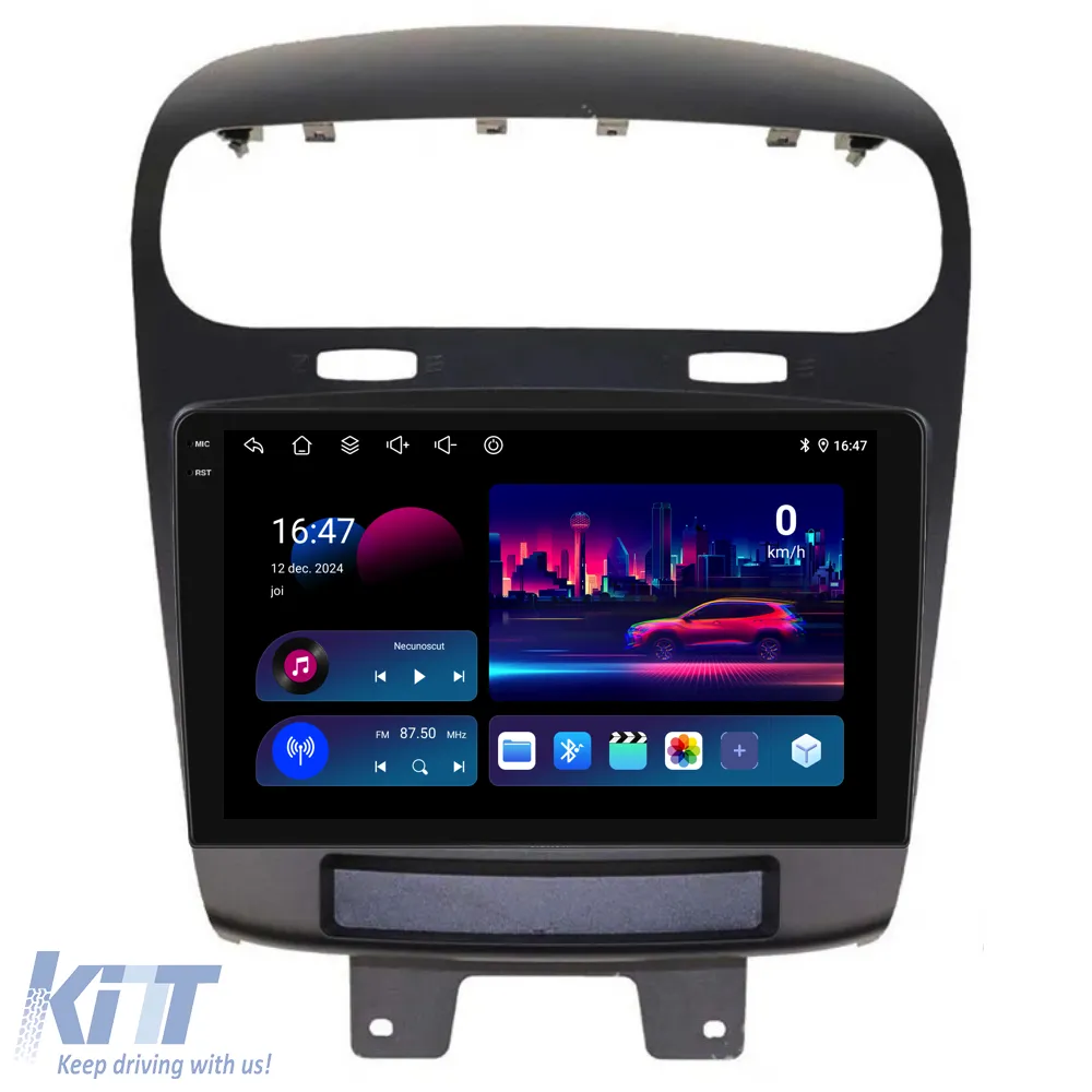 Dedicated Navigation suitable for Fiat Freemont (2010-2016), 9 Inch, 8Gb Ram, 256Gb Storage, Android Auto, Carplay