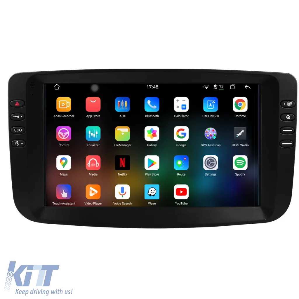 Dedicated Navigation suitable for Fiat Linea (2006-2012), 2K, 12Gb RAM, 256Gb Storage, Android Auto, Carplay