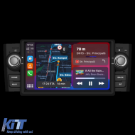 Dedicated Navigation suitable for Fiat Punto (2005 - 2009), 7 Inch, 4Gb Ram, 32Gb Storage, Android Auto, Carplay