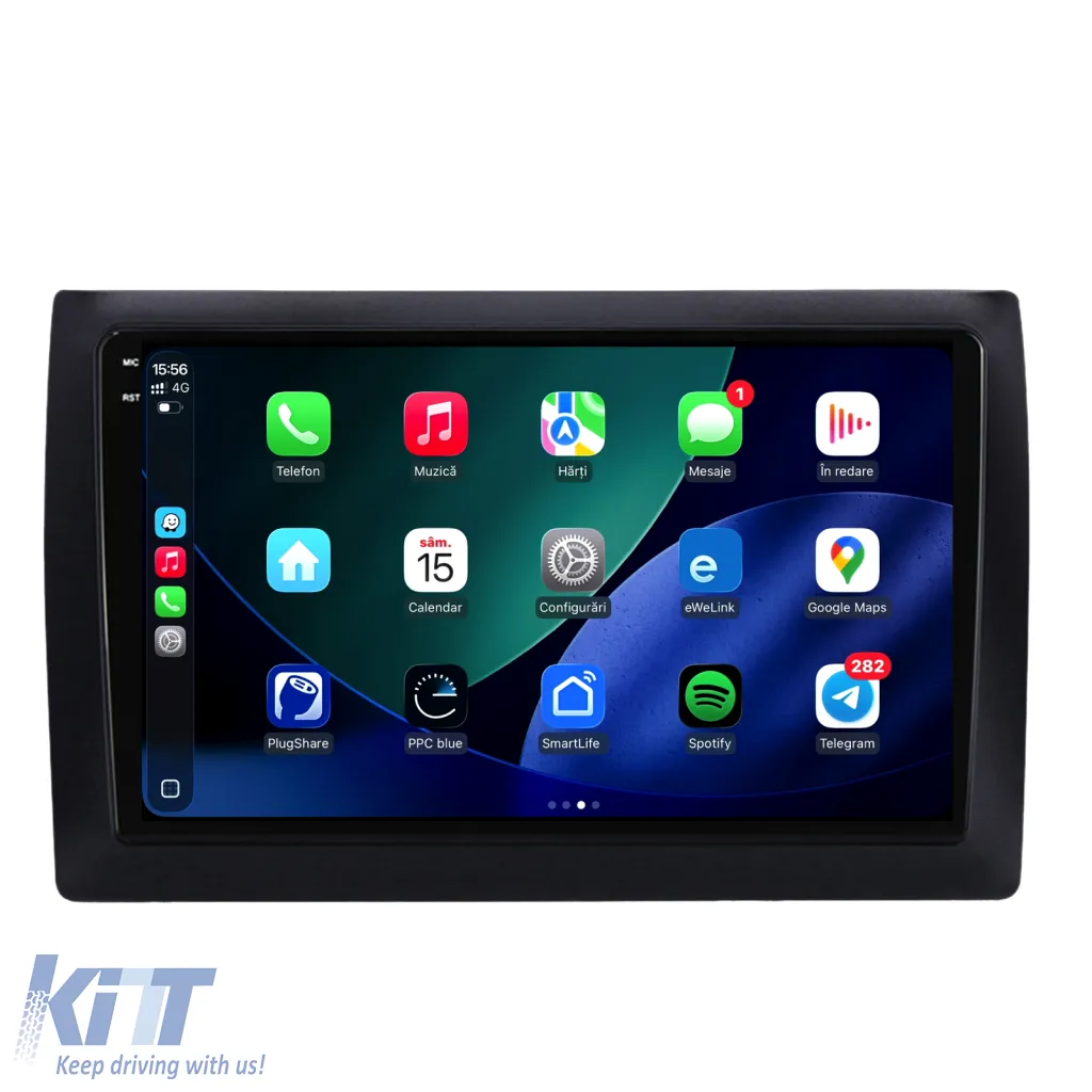 Dedicated Navigation suitable for Fiat Stilo (2001-2010), 9 Inch, 2Gb RAM, 32Gb Storage, Android Auto, Carplay
