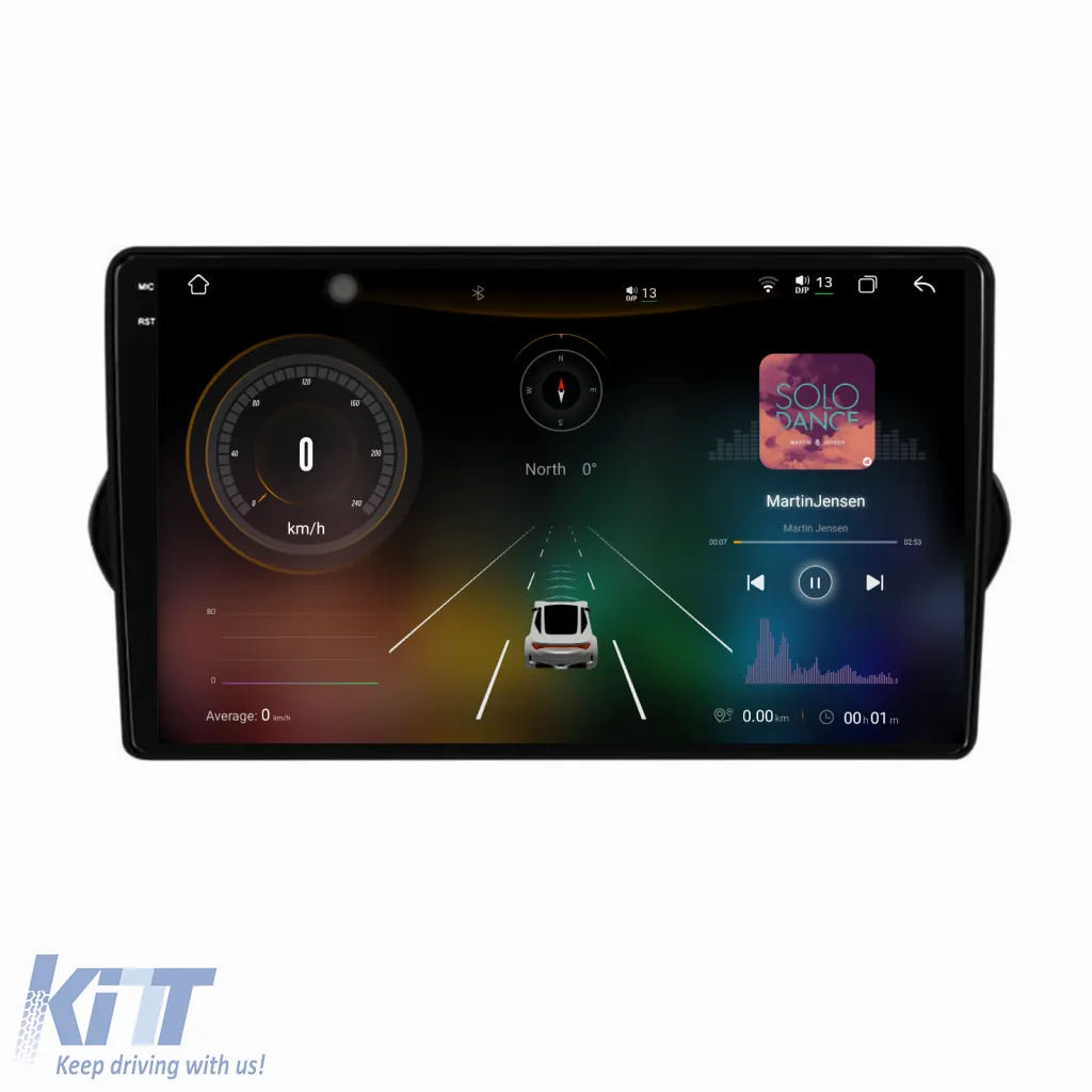 Dedicated Navigation suitable for Fiat Tipo (2015-2021), 2K, 12Gb RAM, 256Gb Storage, Android Auto, Carplay