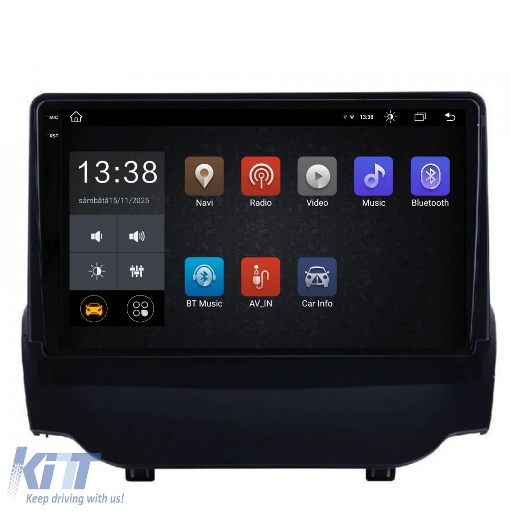 Dedicated Navigation suitable for Ford Ecosport (2013 - 2016), 2K, 4Gb RAM, 64Gb Storage, Android Auto, Carplay
