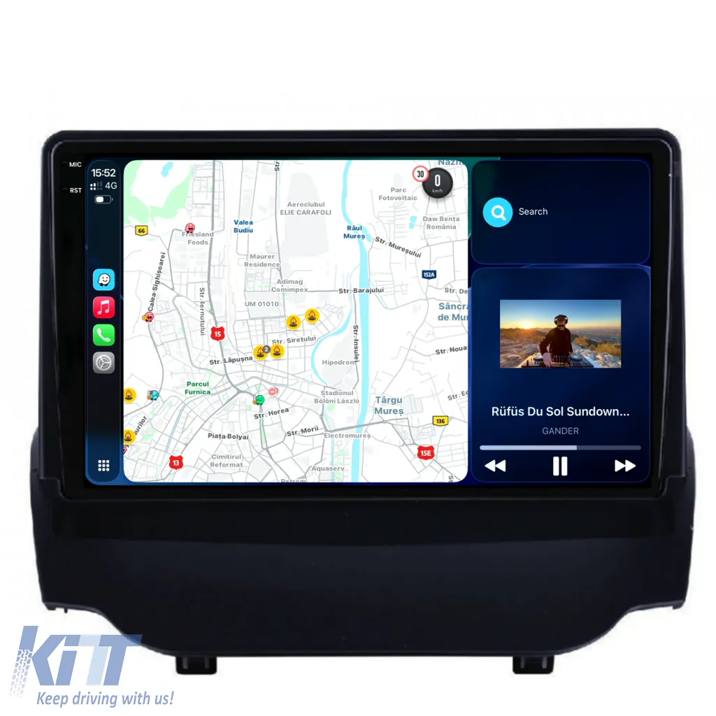 Dedicated Navigation suitable for Ford Ecosport (2013 - 2016), 2K, 8Gb RAM, 256Gb Storage, Android Auto, Carplay