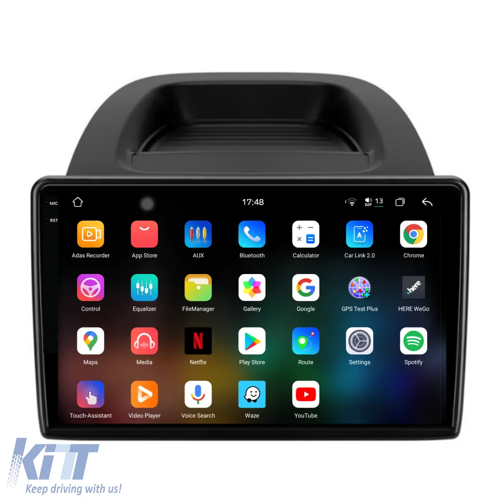 Dedicated Navigation suitable for Ford Ecosport (2017 - 2025), 2K, 12Gb RAM, 256Gb Storage, Android Auto, Carplay