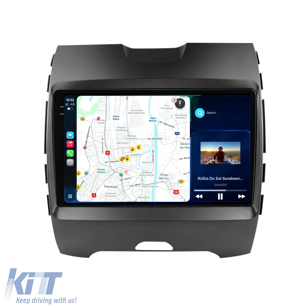 Dedicated Navigation suitable for Ford Edge (2015 - 2021), 2K, 4Gb RAM, 64Gb Storage, Android Auto, Carplay