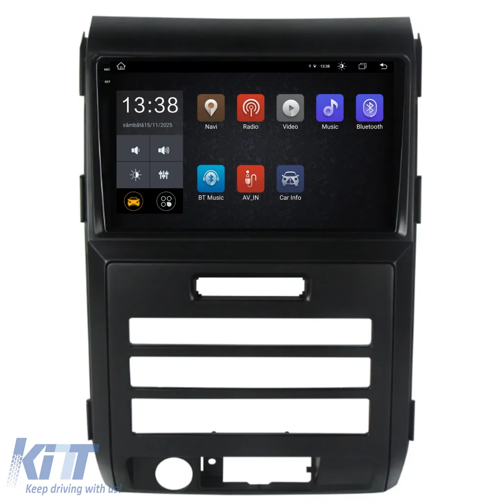 Dedicated Navigation suitable for Ford F150 (2008 - 2014), 2K, 4Gb RAM, 64Gb Storage, Android Auto, Carplay