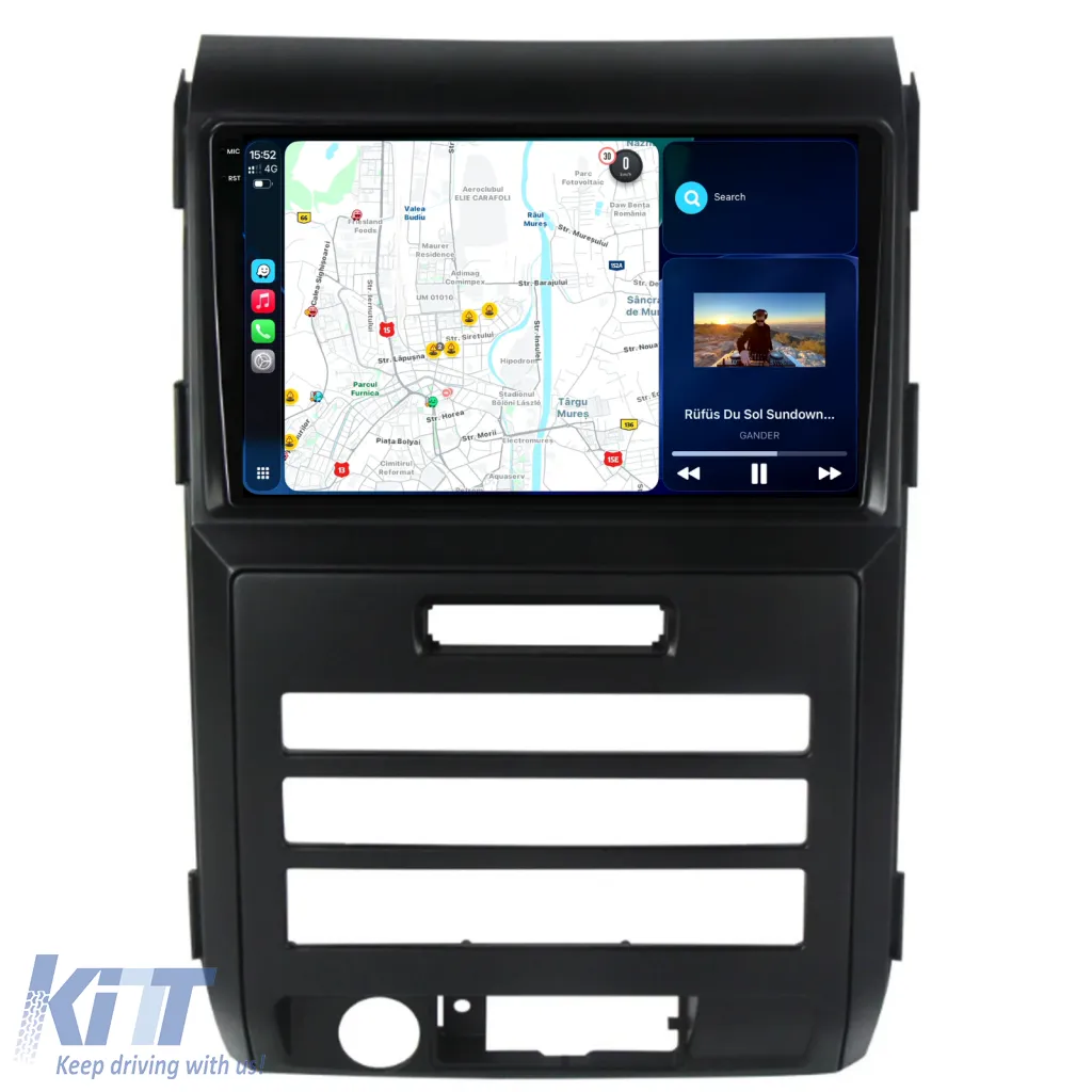 Dedicated Navigation suitable for Ford F150 (2008 - 2014), 2K, 8Gb RAM, 256Gb Storage, Android Auto, Carplay
