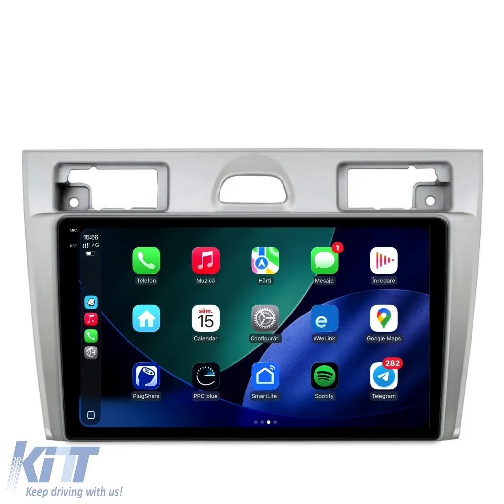 Dedicated Navigation suitable for Ford Fiesta (2004 - 2009), 9 Inch, 2Gb Ram, 32Gb Storage, Android Auto, Carplay