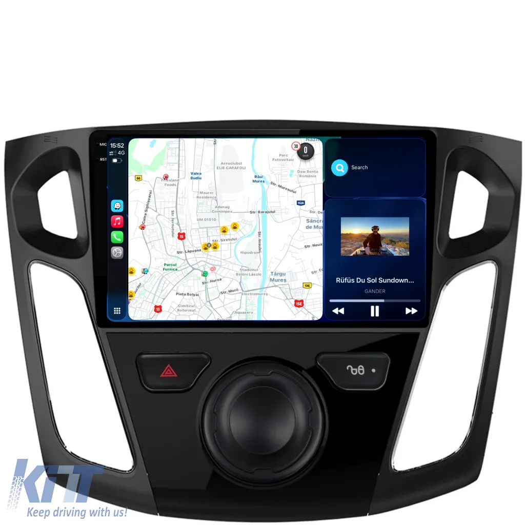 Dedicated Navigation suitable for Ford Focus 3 (2011-2018), 2K, 4Gb RAM, 64Gb Storage, Android Auto, Carplay