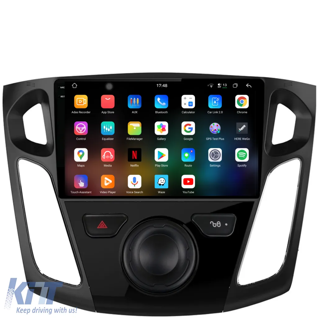 Dedicated Navigation suitable for Ford Focus 3 (2011-2018), 2K, 12Gb RAM, 256Gb Storage, Android Auto, Carplay