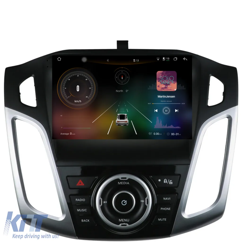 Dedicated Navigation suitable for Ford Focus 3 (2011-2018), 2K, 12Gb RAM, 256Gb Storage, Android Auto, Carplay