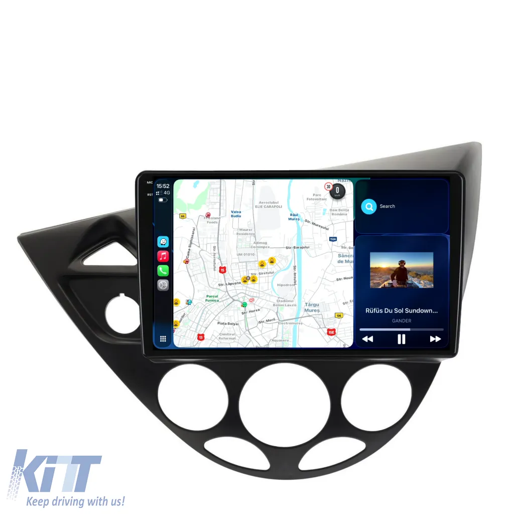 Dedicated Navigation suitable for Ford Focus MK1 (1998 - 2004), 2K, 12Gb RAM, 256Gb Storage, Android Auto, Carplay