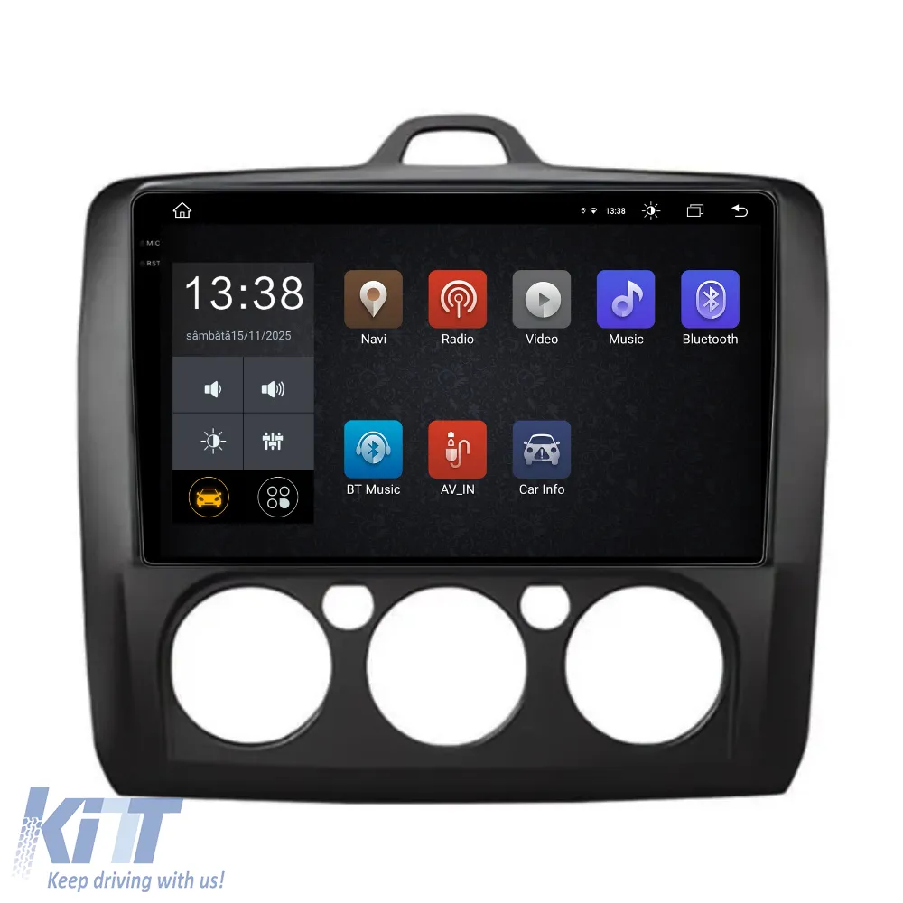 Dedicated Navigation suitable for Ford Focus (2004 - 2012), 2K, 4Gb RAM, 64Gb Storage, Android Auto, Carplay