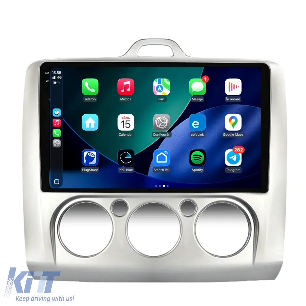Dedicated Navigation suitable for Ford Focus (2004 - 2012), 2K, 4Gb RAM, 64Gb Storage, Android Auto, Carplay