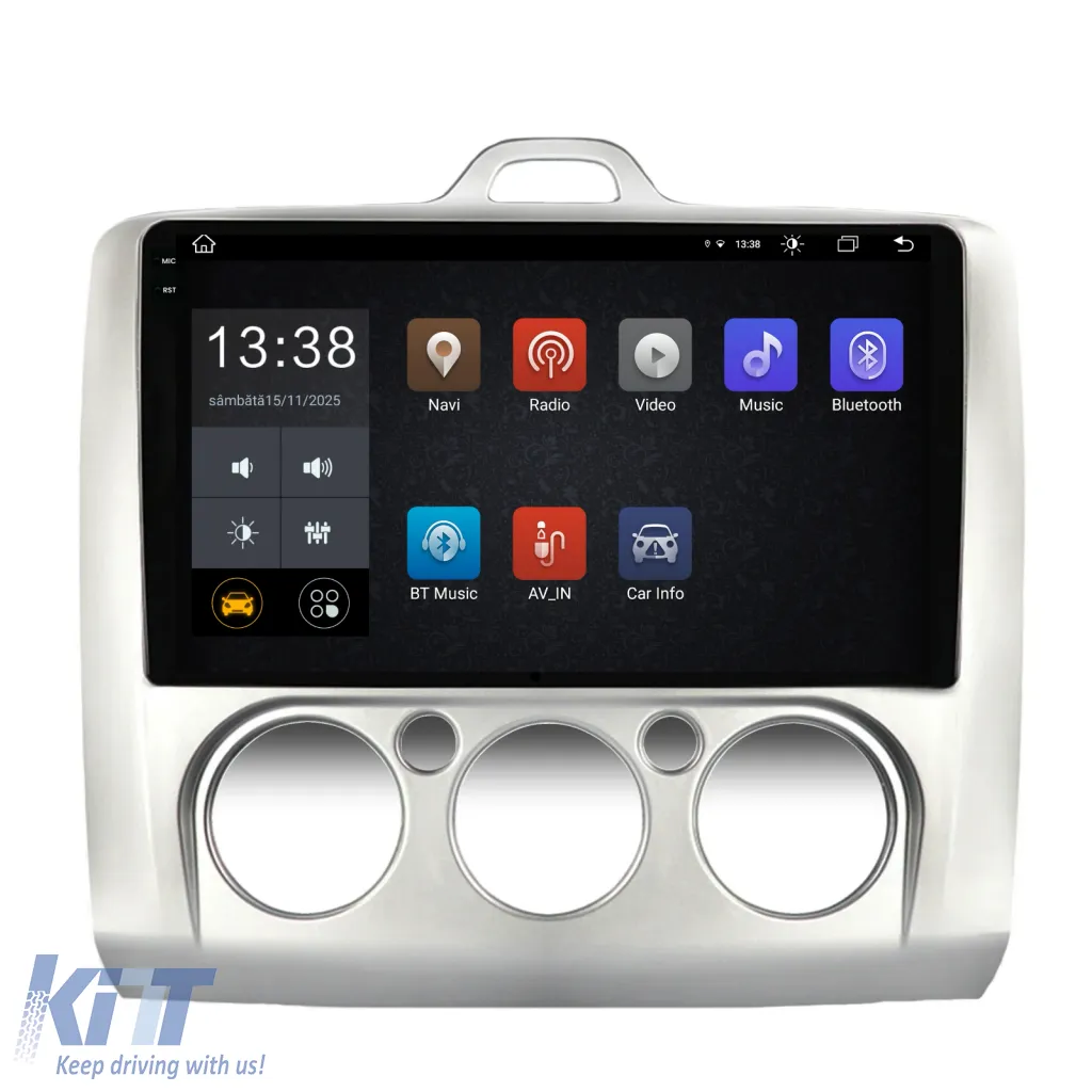 Dedicated Navigation suitable for Ford Focus (2004 - 2012), 2K, 4Gb RAM, 64Gb Storage, Android Auto, Carplay