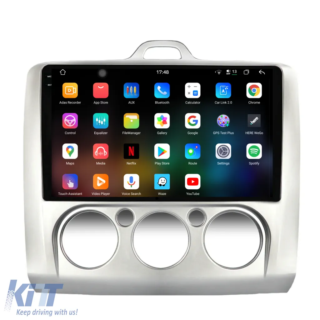 Dedicated Navigation suitable for Ford Focus (2004 - 2012), 2K, 12Gb RAM, 256Gb Storage, Android Auto, Carplay