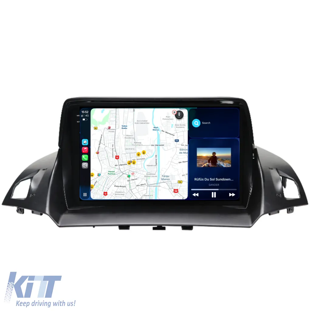 Dedicated Navigation suitable for Ford Kuga (2013 - 2017), 2K, 4Gb RAM, 64Gb Storage, Android Auto, Carplay