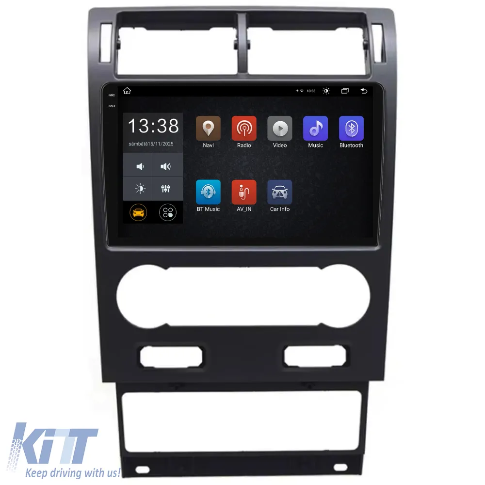 Dedicated Navigation suitable for Ford Mondeo (2000 - 2007), 2K, 4Gb RAM, 64Gb Storage, Android Auto, Carplay