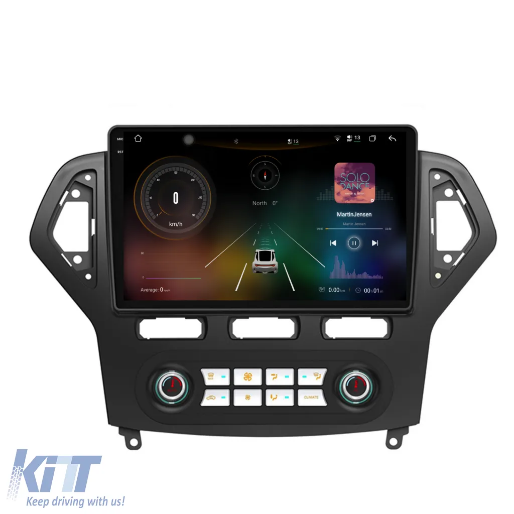 Dedicated Navigation suitable for Ford Mondeo (2007 - 2014), 2K, 12Gb RAM, 256Gb Storage, Android Auto, Carplay