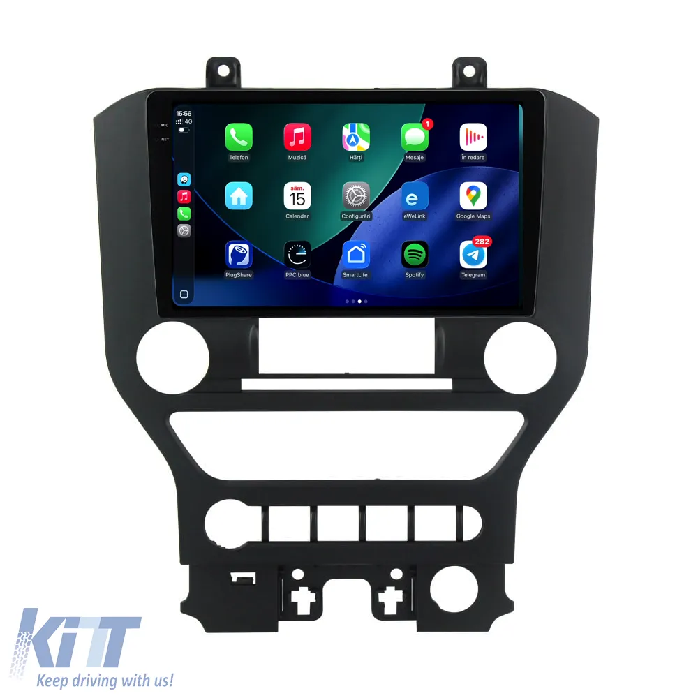 Dedicated Navigation suitable for Ford Mustang (2014 - 2021), 2K, 8Gb RAM, 256Gb Storage, Android Auto, Carplay