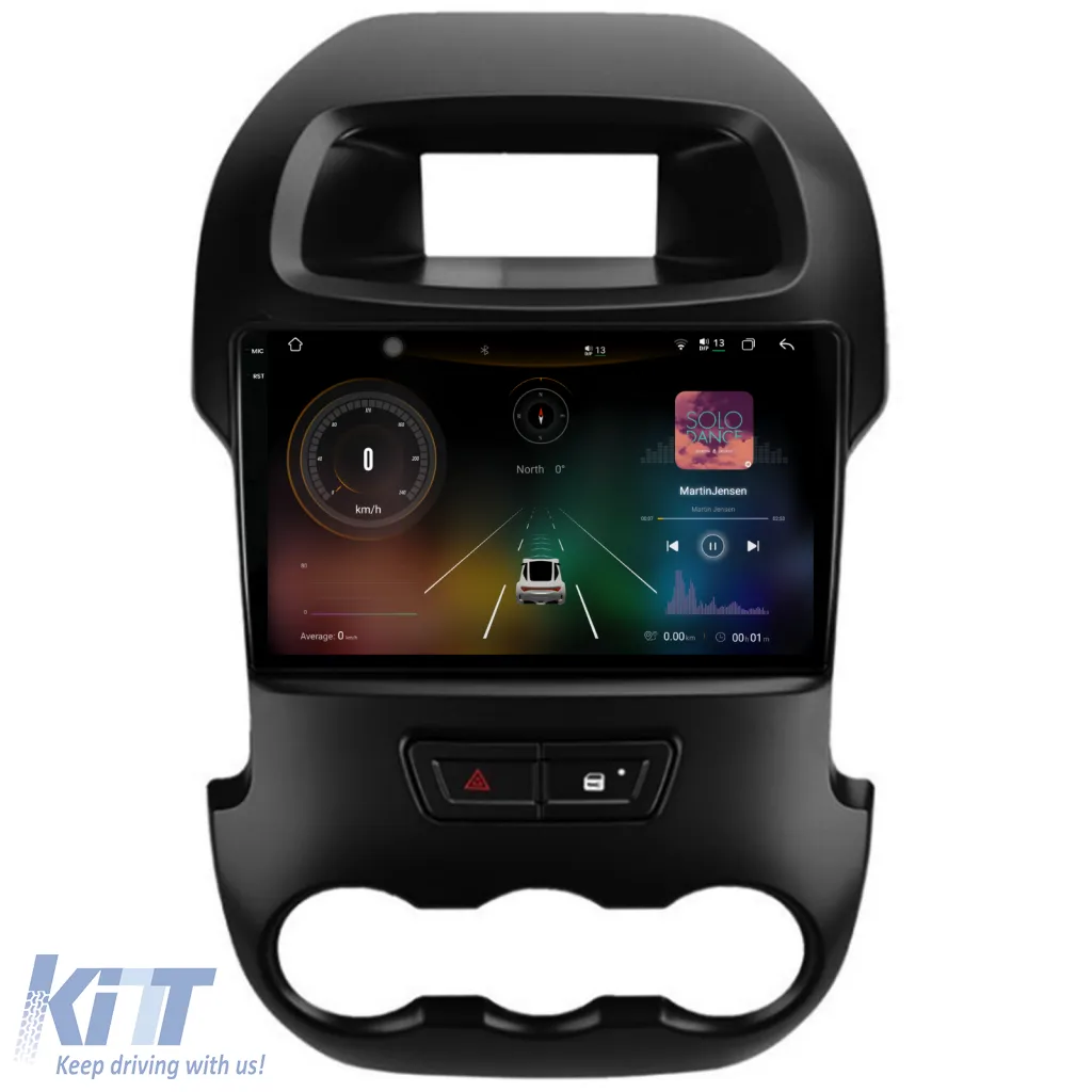 Dedicated Navigation suitable for Ford Ranger (2011 - 2015), 2K, 12GB RAM, 256GB Storage, Android Auto, Carplay