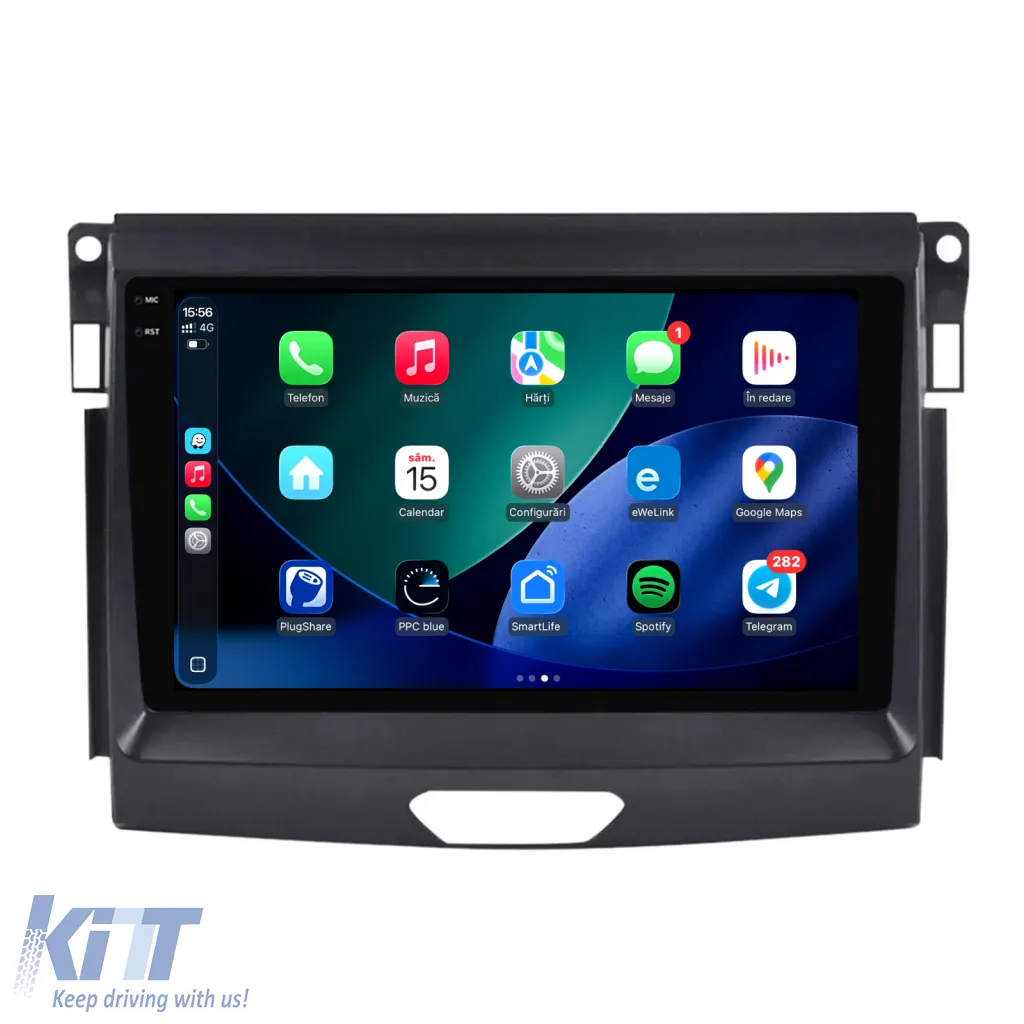 Dedicated Navigation suitable for Ford Ranger (2011 - 2015), 9 Inch, 4Gb Ram, 64Gb Storage, Android Auto, Carplay