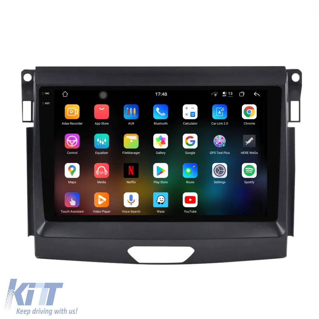 Dedicated Navigation suitable for Ford Ranger (2011 - 2015), 2K, 12Gb RAM, 256Gb Storage, Android Auto, Carplay