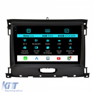 Dedicated Navigation suitable for Ford Ranger (2011 - 2015), 2K, 4Gb RAM, 64Gb Storage, Android Auto, Carplay