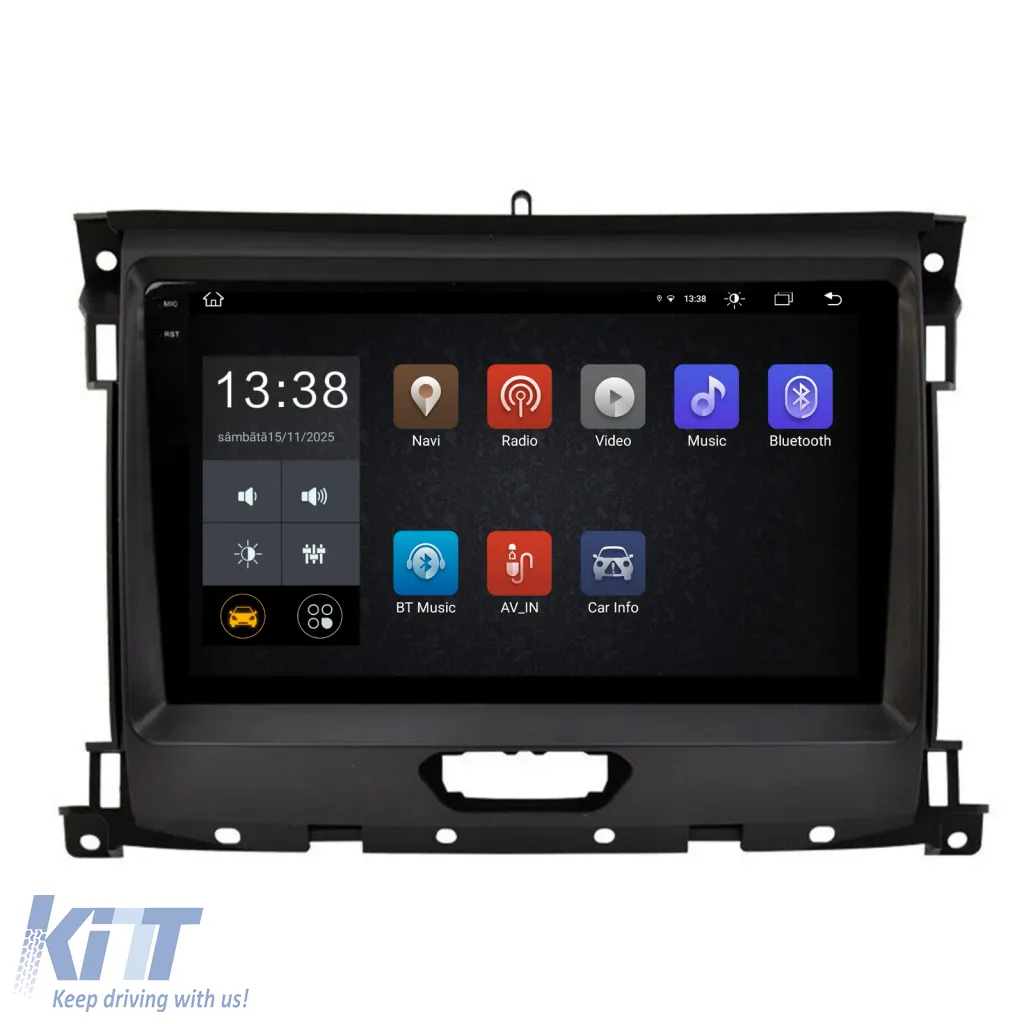 Dedicated Navigation suitable for Ford Ranger (2011 - 2015), 2K, 4Gb RAM, 64Gb Storage, Android Auto, Carplay