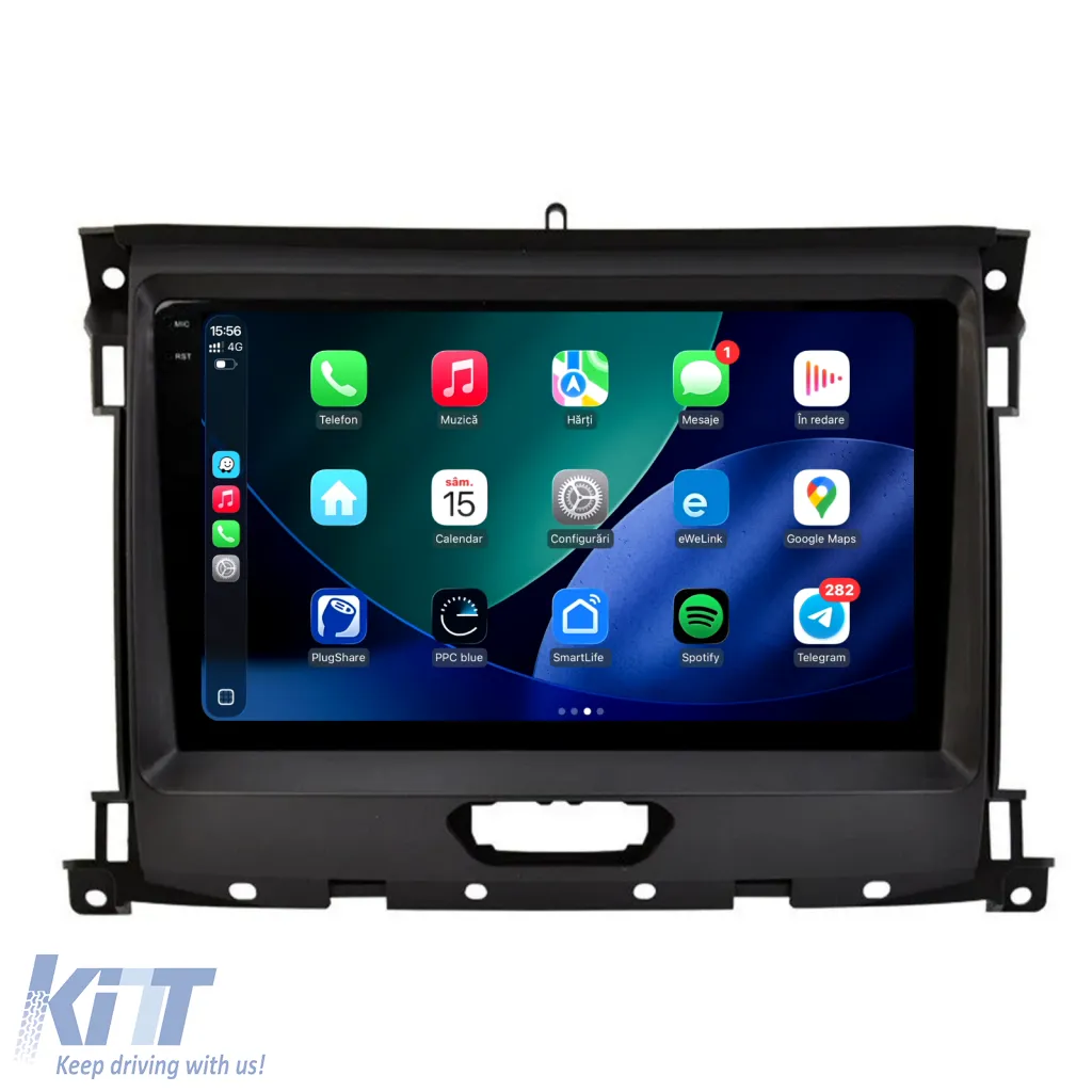Dedicated Navigation suitable for Ford Ranger (2011 - 2015), 2K, 8Gb RAM, 256Gb Storage, Android Auto, Carplay