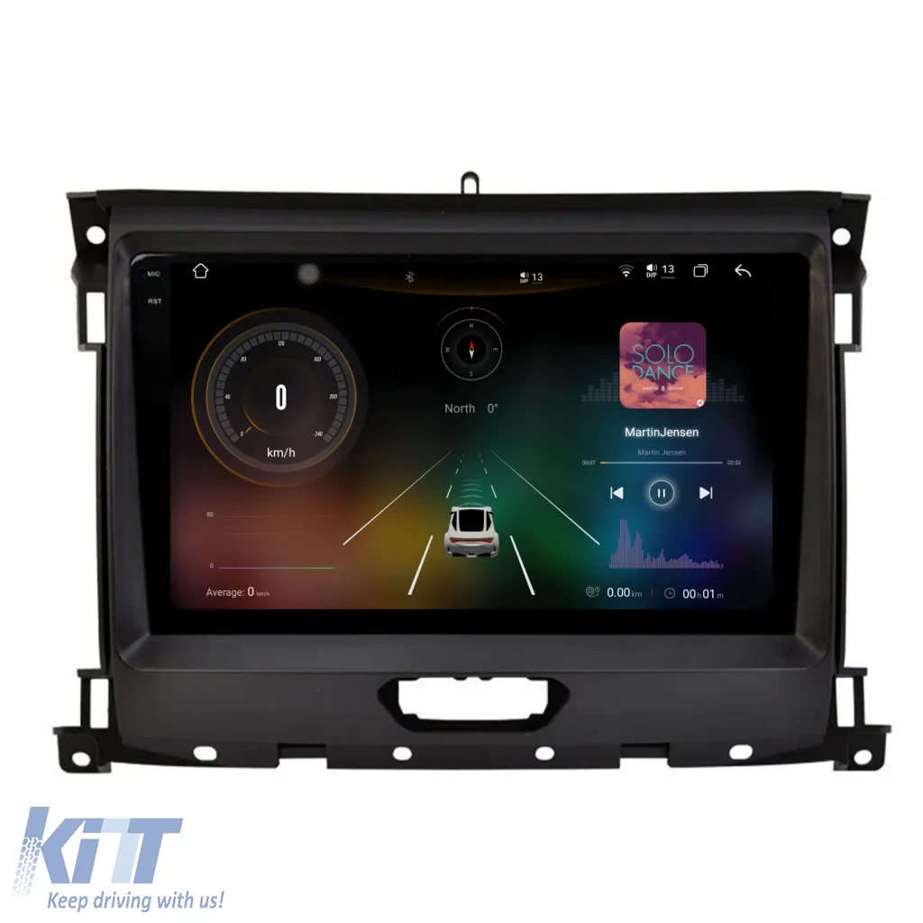 Dedicated Navigation suitable for Ford Ranger (2011 - 2015), 2K, 12GB RAM, 256GB Storage, Android Auto, Carplay