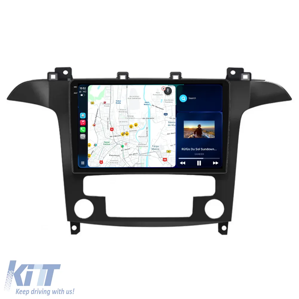 Dedicated Navigation suitable for Ford S-MAX (2006 - 2015), 2K, 4Gb RAM, 64Gb Storage, Android Auto, Carplay