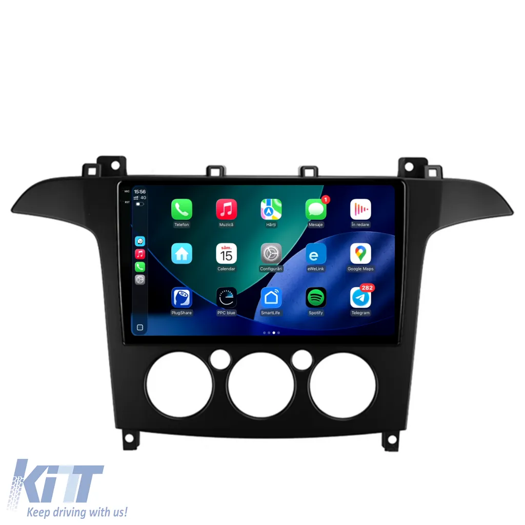 Dedicated Navigation suitable for Ford S-MAX (2006 - 2015), 2K, 4Gb RAM, 64Gb Storage, Android Auto, Carplay