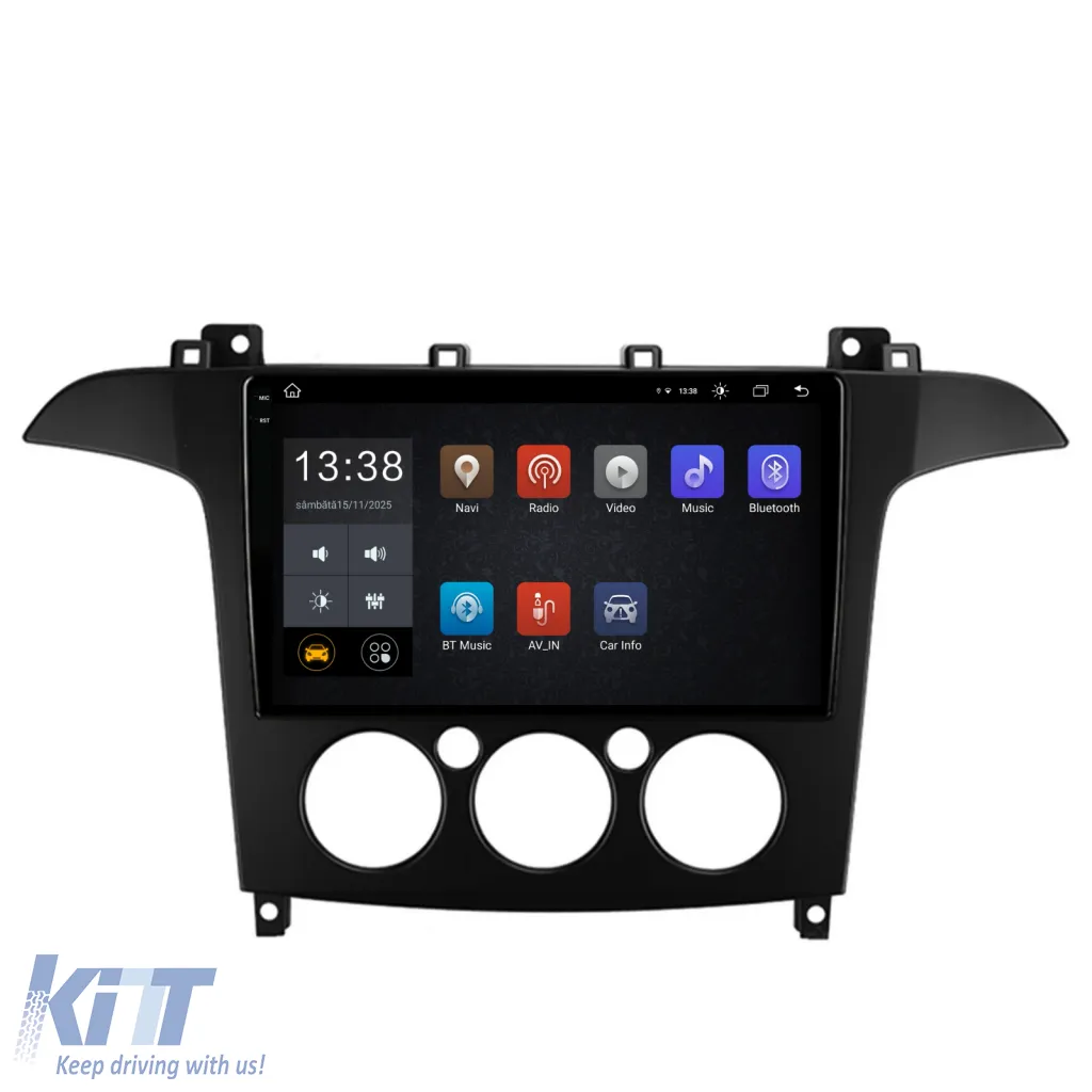 Dedicated Navigation suitable for Ford S-MAX (2006 - 2015), 2K, 4Gb RAM, 64Gb Storage, Android Auto, Carplay